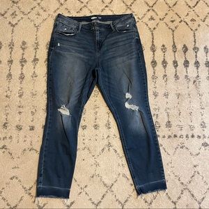 Distressed Rockstar skinny jeans
